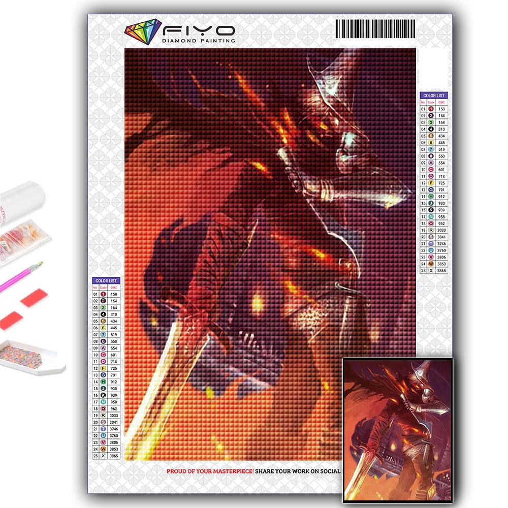 Full 5D Diy Diamond Painting Game Dark Souls 5D Diamond Painting