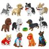 Dog Model Mini Building Block Toys Set for Kid Boy Girls Adult Beginner Teddy Hughes Corgi Collie Pet Style Bricks