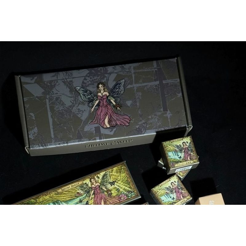 SHELLWE MAKEUP - Палитра теней для век Хамелеон 'Бабочка-Фея Фараша'