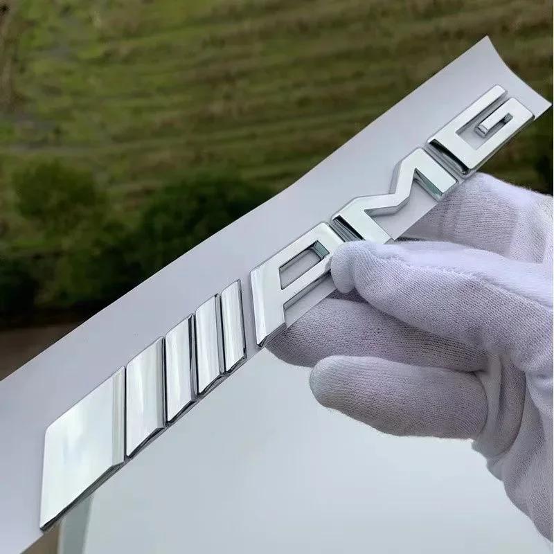 Автомобильная наклейка Металлическая 3D Задняя Буквенная Эмблема Наклейка на Багажник для Mercedes benz AMG C E S GLE CLC Класса W204 W203 W205 W124 W221 W21
