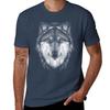 Wolf Face T-shirt Man Graphic T Shirt Man T Shirt Heavy Cotton T Shirt Man Casual T-shirt