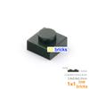 200 шт./лот Насыпные блоки Строительные кирпичики Тонкие 1x1 Развивающие Сборные Конструкторы для детей Размер Совместимый с 3024