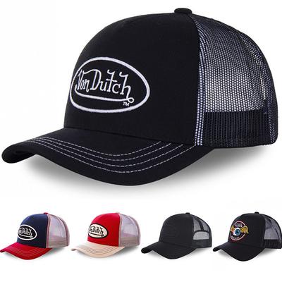 Кепка Dutch Classic Trucker Hat с винтажным дизайном Snapback, бейсболки с дышащей сеткой сзади