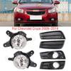 Foglight Foglamp For Chevrolet Cruze 2009 2010 2011 2012 2013 2014 Car Front Bumper Fog Light Lamp Cover Frame Bezel