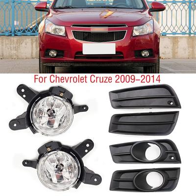 Противотуманные фары для Chevrolet Cruze 2009 2010 2011 2012 2013 2014 передний бампер автомобиля противотуманные фары крышка рамки рамка ободок
