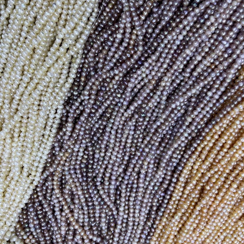 1String, Artificial Pearl Beads for DIY Necklace, Bracelet, Anklet, Accessories, Jewelry Making, Bridal Bridesmaid Crafts, Wedding Gift for Women 36cm