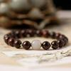 Women's Southern Red Multi-Turn 108-Bead Bracelet with Hetian Jade & Amber - Ethnic Style Jewelry for Men & Women.