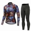 Tour De Men Women's Long-sleeved Bicycle Riding Clothes Outdoor Mountain Road Equipment Factory