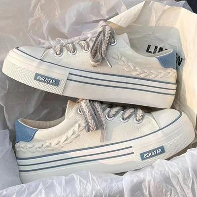 Продавец Женская обувь на платформе для отдыха на открытом воздухе из парусины, увеличивающая рост, массивные кроссовки для молодых девушек, для тренировок на открытом воздухе, женская повседневная обувь