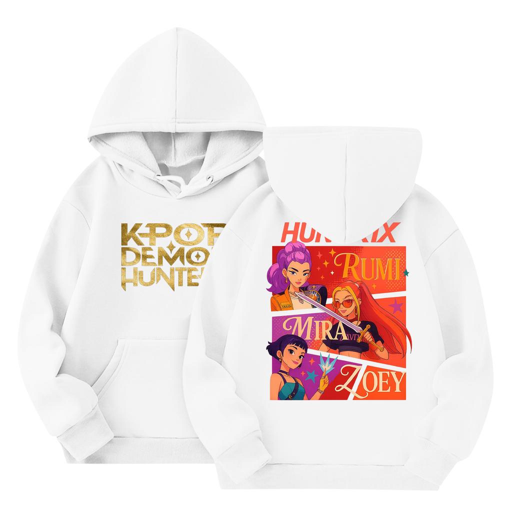 Детская мода Легкий пуловер с длинным рукавом с карманами Толстовка с принтом