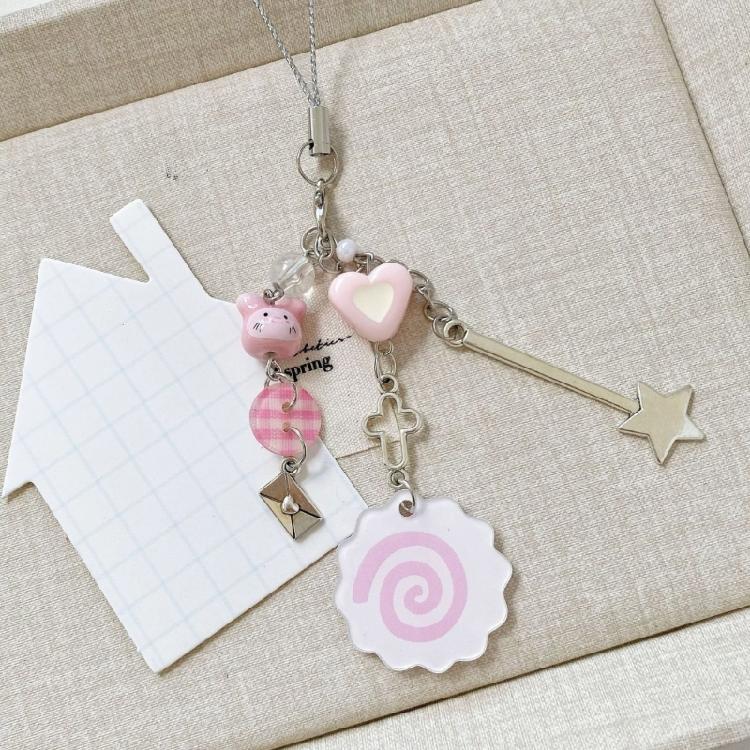 Практичный брелок для телефона в виде рыбки Модный брелок для ключей Текстура сплава Портативный аксессуар для ключей Подходит для украшения сумки и ключей