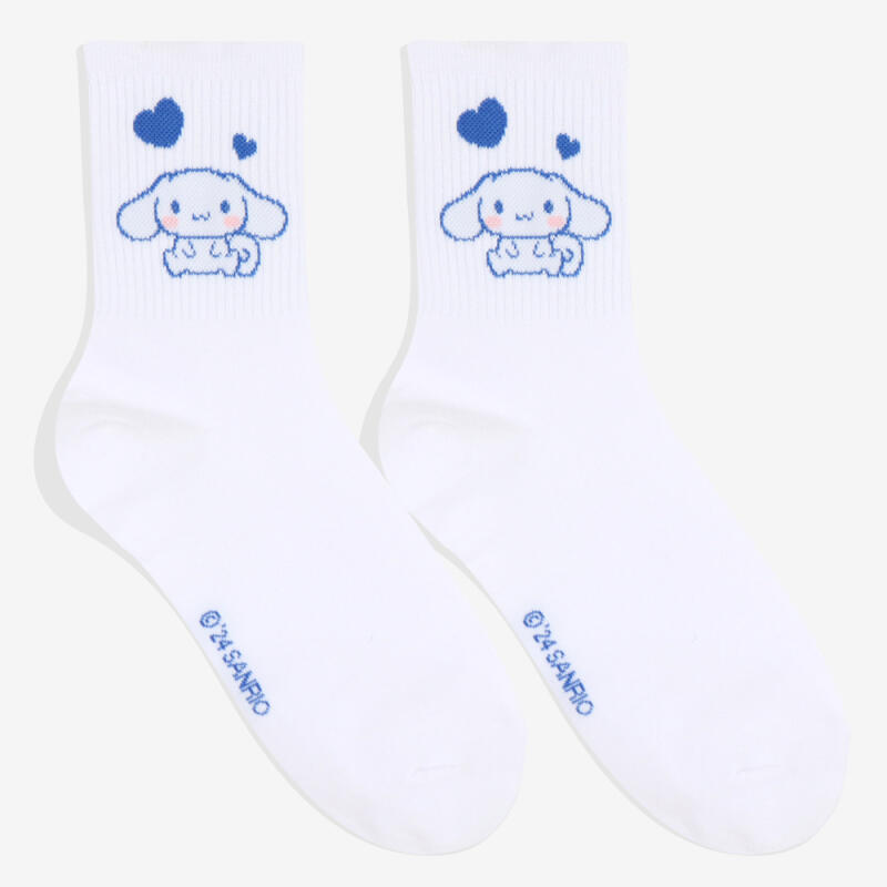 Носки с сердечками Cinnamoroll для взрослых (1 пара)