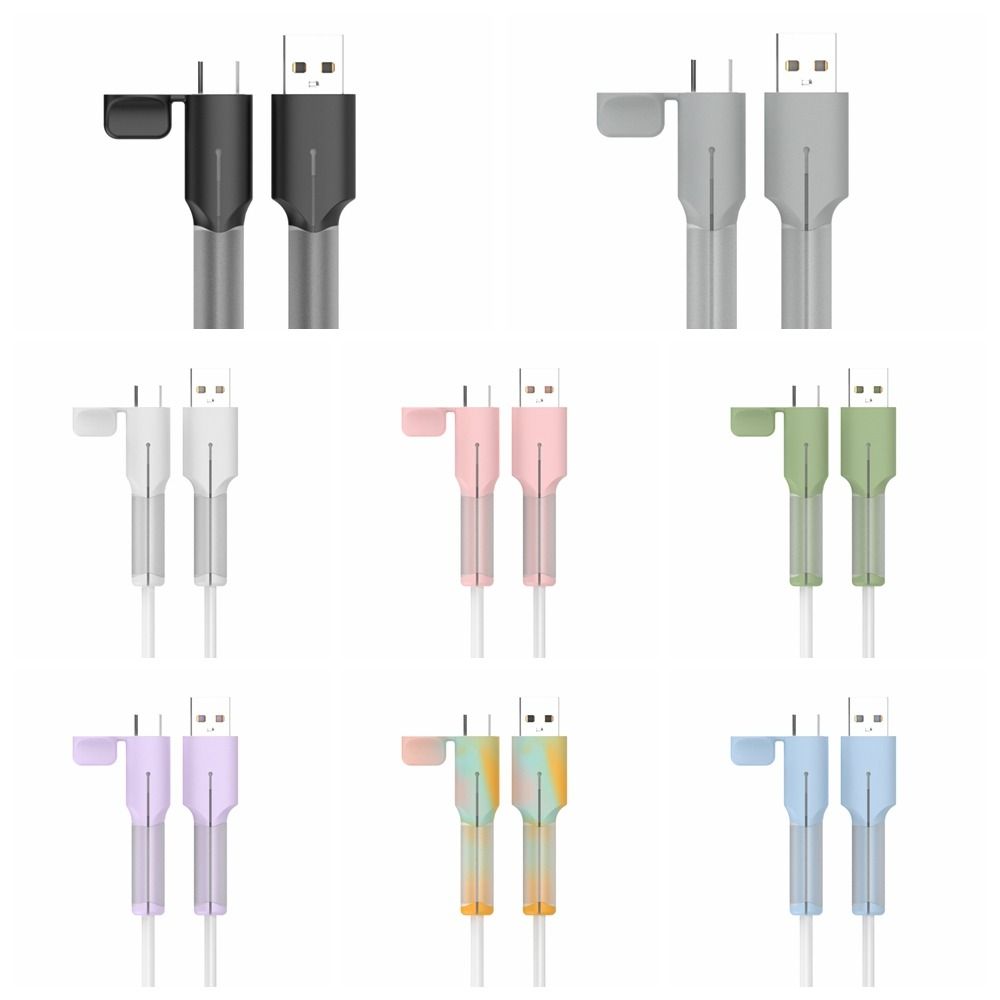 Силиконовый защитный колпачок для зарядного кабеля Силиконовый чехол для зарядного устройства типа C Универсальная защита для кабеля