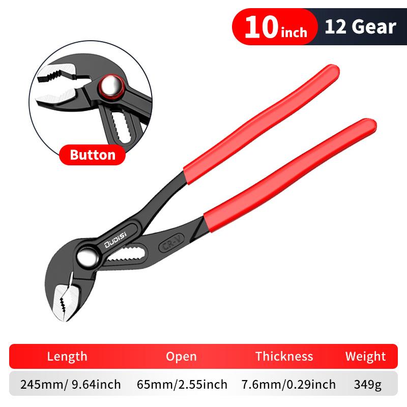 1 шт. многофункциональные щипцы для водяного насоса, универсальные гаечные ключи с широкими быстро регулируемыми отверстиями, ключ для водонагревателя