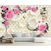 3d обои европейская мягкая роза настенная роспись гостиная спальня роспись 3d обои украшение дома