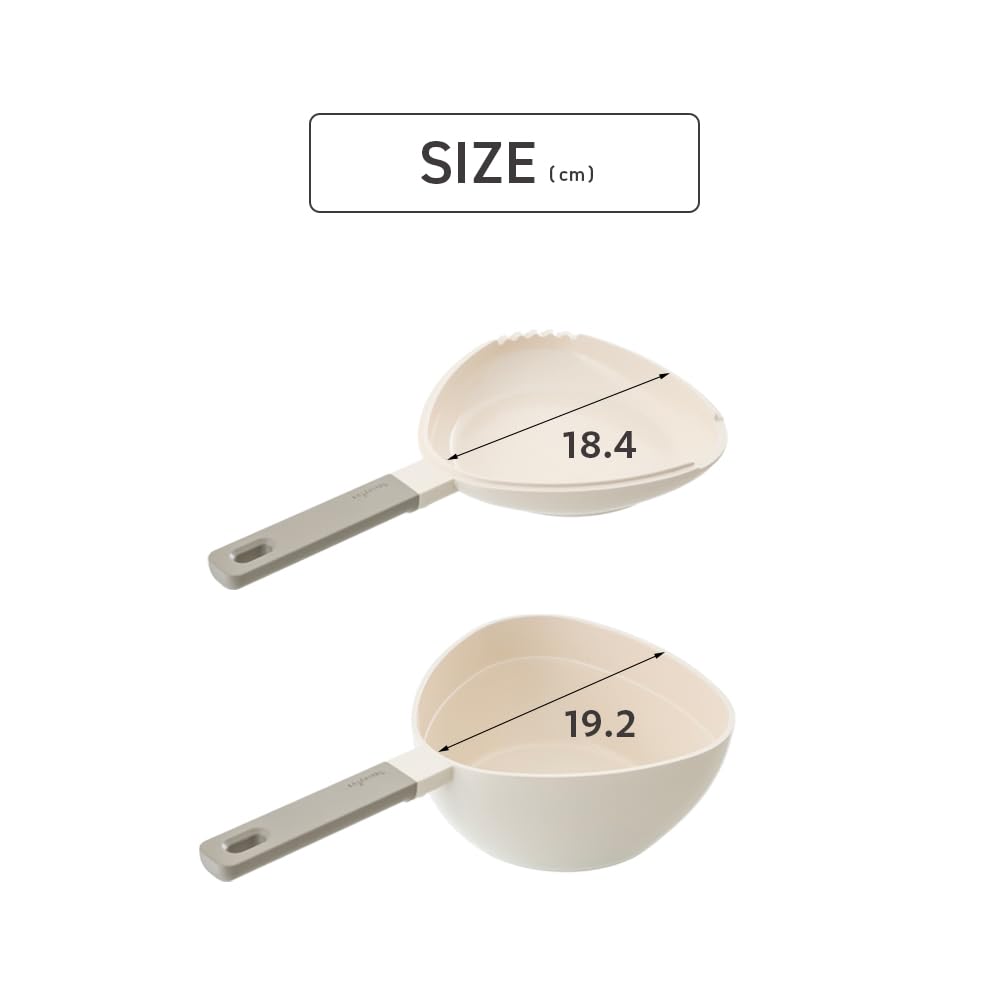 Takeda Corporation White [Frying Pan, Pot, Steamer] 19.2cm 3-way Multi-function Multi-pan IH-HTHP3