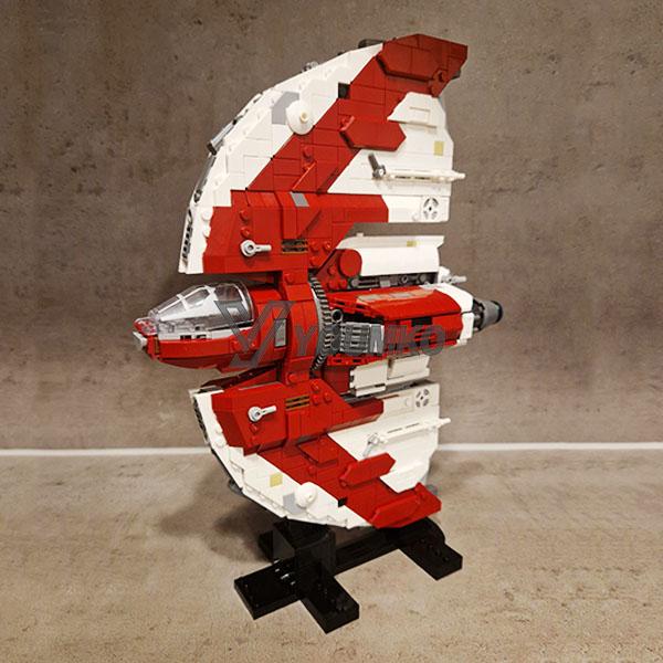 1374PCS MOC Space War T6-Shuttle Spacecraft Building Blocks Star Spaceship Model Desktop Decoration DIY Toys Gift for Adults Kid