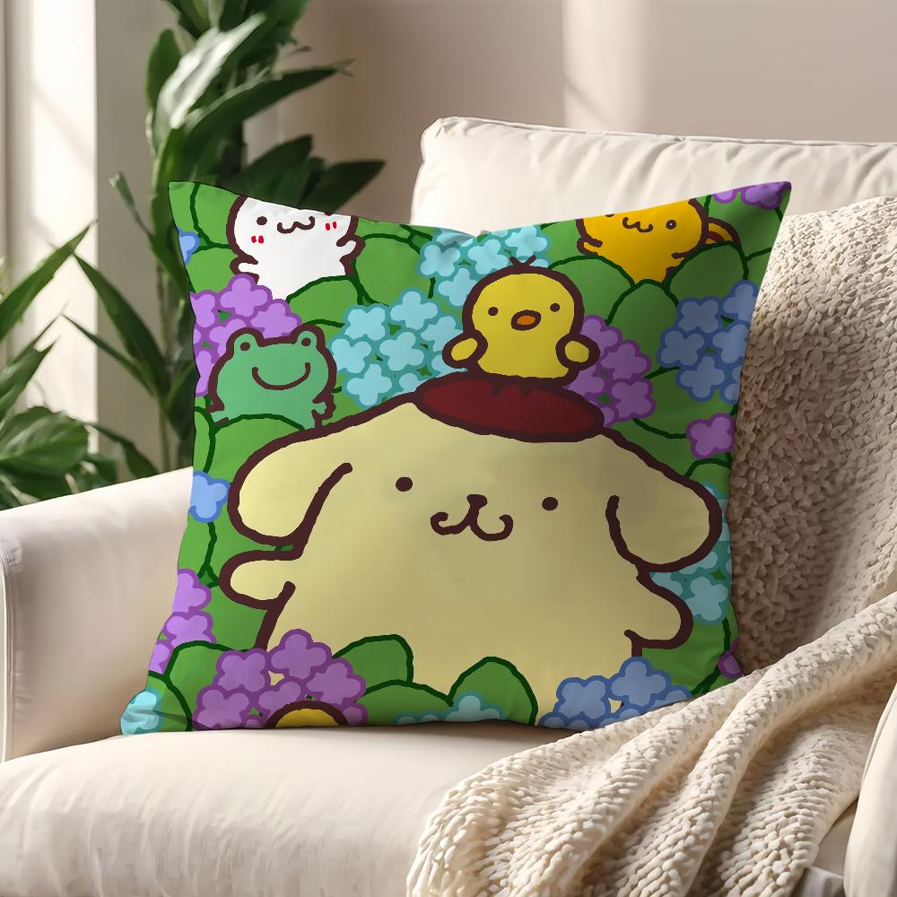 Cute PPomPomPurin cushion cover For Pillow Printing Sofa Decoration Home Car Room Coffee Shop Office Nordic Simplicity