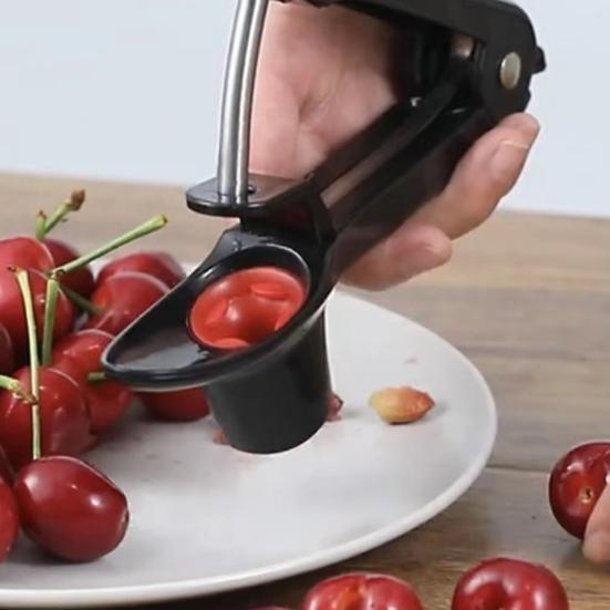 Corer Efficient Press Design One-Handed Cherry Pitter Tool Safely Remove Pits for Delicious Cherry Recipes