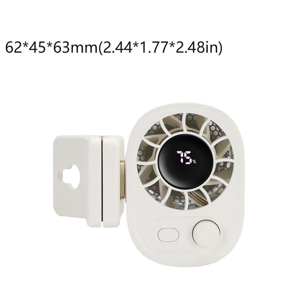 Portable Waist Fan LED Lighting Air Cooler High Quality Desk Fan Outdoor