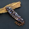 Sodalite Bracelet, Handmade Gemstone Bracelet, Copper Electroformed Antique Jewelry, For Engagement Gift