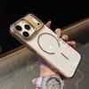 Для iPhone 17Air 17Pro 17 Pro Max Ударопрочный Прозрачный Жесткий Чехол Роскошный Для Magsafe Магнитная Беспроводная Зарядка Чехол для Телефона