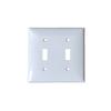 Гладкая и прочная белая декоративная накладка на розетку с переключателем-рокером для дома