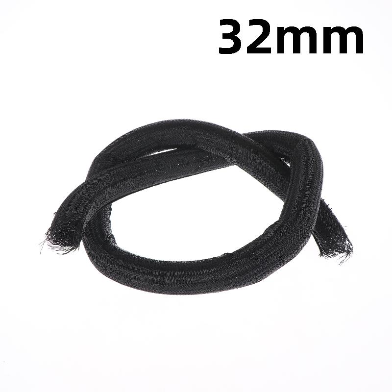 NEW 8~32mm Self-Closed Insulated Sheath 1 Meter PET Braided Cable Sleeve High Protection Wear Resistant Wire Organizer Sleeving