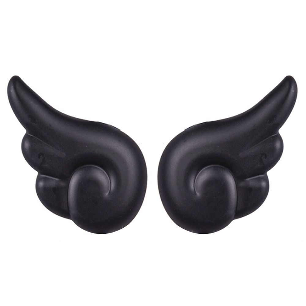 Украшение для шлема велосипедного самоката, мотоцикла, мотобайка, легко установить, наклейки с крыльями ангела и дьявола