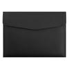 Large Capacity File Organiser Documents Pouches Magnetic Snap Closure Water Resistant Leather Document Folder For Office