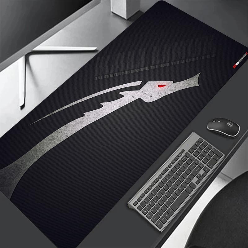 Компания Kali Linux Коврики для мыши Коврик для мыши X Натуральная резина Нескользящий Клавиатура Стол Коврик Кавайный Большой для ноутбука Игровой коврик для мыши