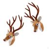 2 Pieces Animal Simulation 10inch Deer Hanging Sculptures