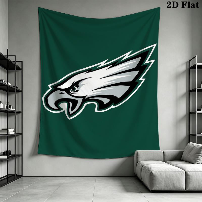 Настенный гобелен Philadelphia Eagles Эстетичный настенный подвес Печатная тканевая одеяло Декоративные гобелены для спальни гостиной домашний декор