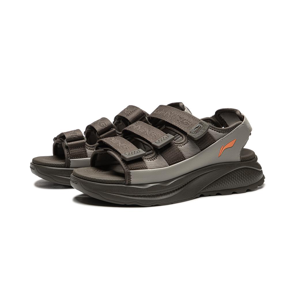 Li Ning МЯГКИЕ САНДАЛИИ COCA Унисекс Umber Gray AGUW009-4
