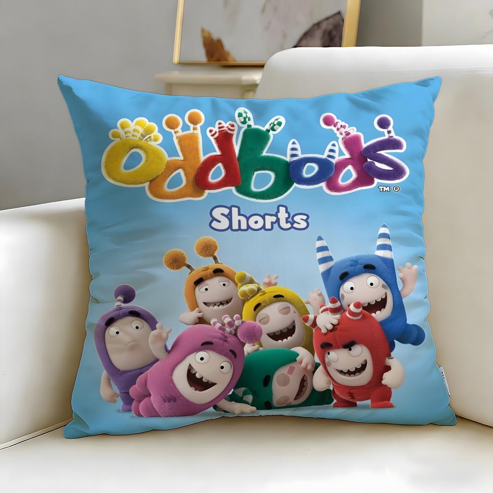 Популярный мультфильм Oddbods Наволочка Мягкая и Легко стирающаяся – Универсальная для Дивана, Кровати, Путешествий и Офиса