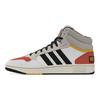 adidas Улица Сезам X  Neo Hoops 3.0 Mid Кожаный Круглый Носок Прочные Кроссовки Хайтопы Унисекс Кроссовки Белый Серый Оранжевый FZ5958