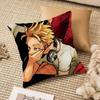Anime HHero Academia HHawks Pillow Case Antidustmite Invisible zipper Sofa Bed