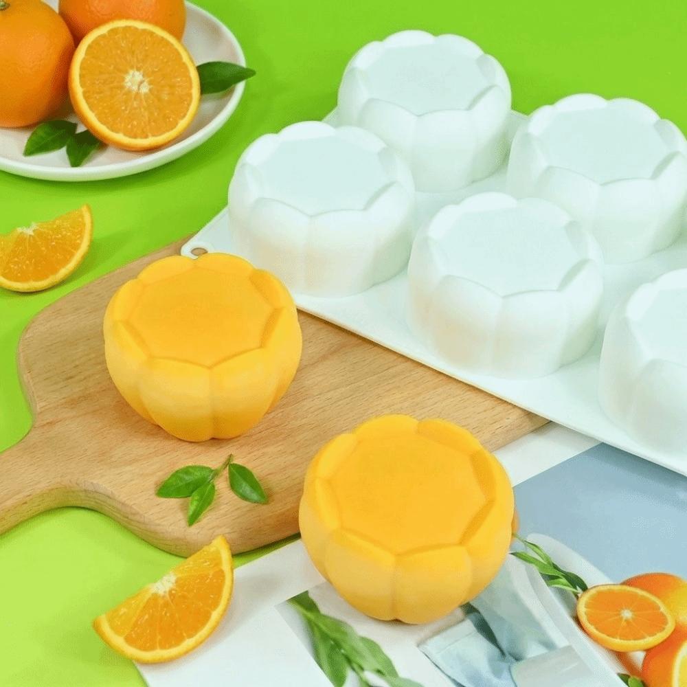Flower Bud Design Silicone Mold Cylindrical Shape Chiffon Cake Mold New Baking Tool Cake Making