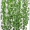 12pcs, 84 Feet Artificial Ivy Leaves Garland for Weddings, Parties, and Home Decor - Realistic Greenery Hanging Plant Vine with