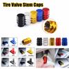 Aluminum Alloy Car Hex Tire Valve Caps Universal For Automobiles Motorcycles Trucks Bikes Tyre Rim Stem Valve Stem Cover