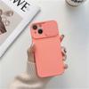 Soft Silicone Slide Camera Protection Case For iPhone 16 15 14 13 12 11 Pro Max XS X 7 8 15 Plus Candy Color Bumper Cases Cover