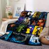Coraline Customizable Name Flannel Blanket Comfortable All Seasons Suitable For Sofas Beds Travel Camping Office Decoration Perfect Gift For Holidays
