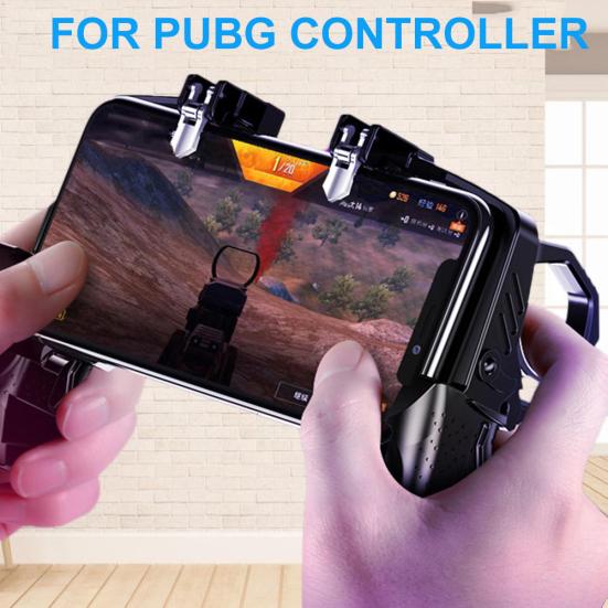 Four Finger Linkage Mobile Phone Game Controller Button Handle Joystick for PUGB