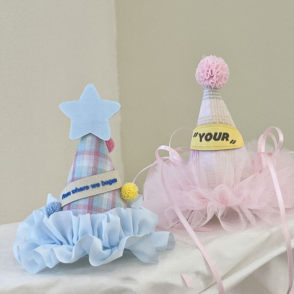 Embroidery Birthday Hat Hairpin Sequin Birthday Cap Lovely Birthday Crown Birthday Decoration