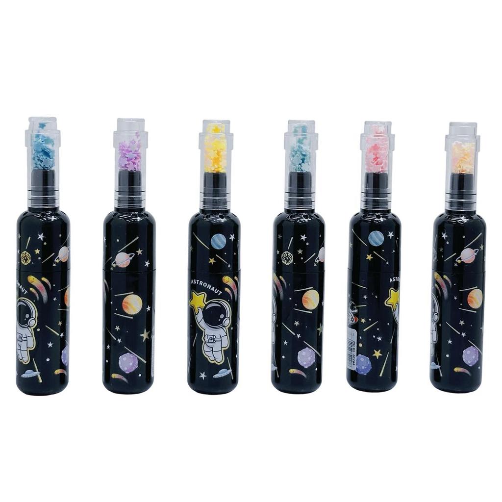 6 шт. Милая планета винная бутылка мини флуоресцентный маркер маркер ручка, инструмент для рисования и письма, офисный школьный сезон