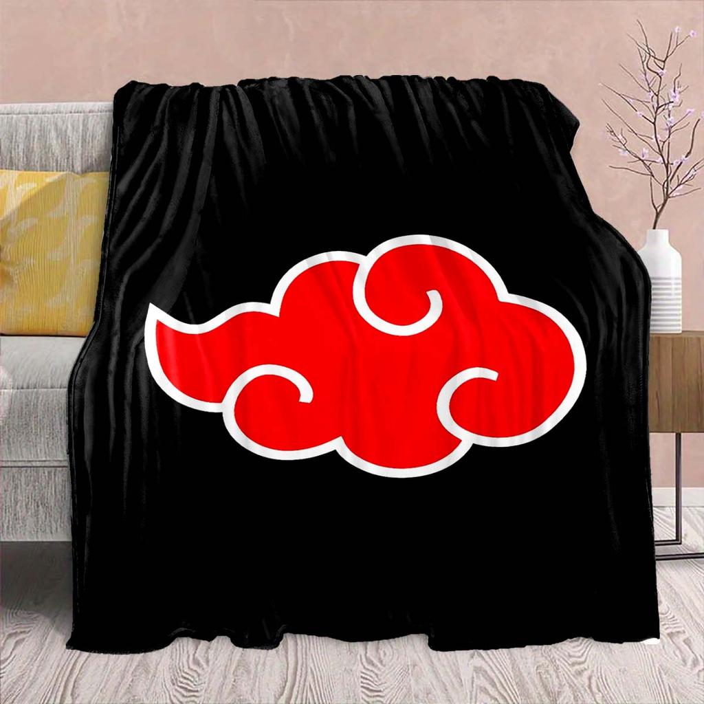 Naruto Anime Flannel Blanket - Soft Warm Perfect for Sofa, Bedding Camping Travel Office Home Decor -QJY