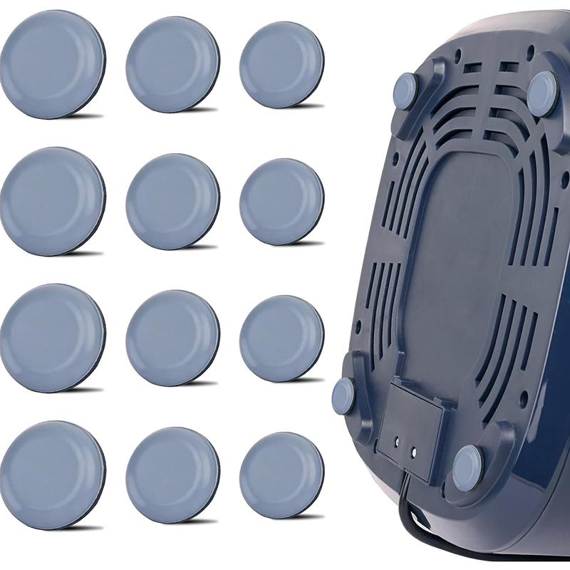 12 шт., слайдеры для кухонной техники, самоклеящиеся ползунки для стула, бесшумная фритюрница, круглые самоклеящиеся движущиеся подушечки для мебели