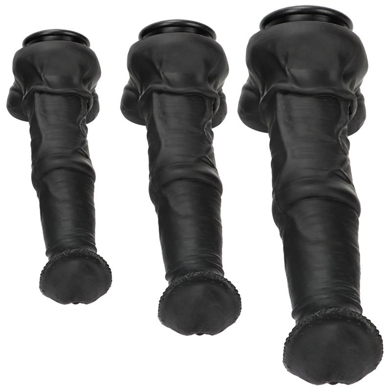 Женский фаллоимитатор Black Horse, большой анальный штекер для заднего двора, анальная пробка, устройство для мастурбации, имитация фаллоимитатора, силиконовый мягкий анальный расширитель