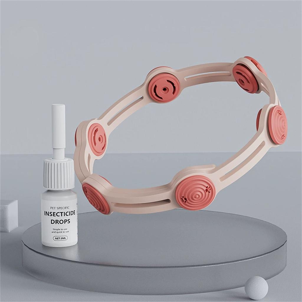 Ошейник для собак и кошек, регулируемый ошейник для борьбы с гельминтами 5 мл