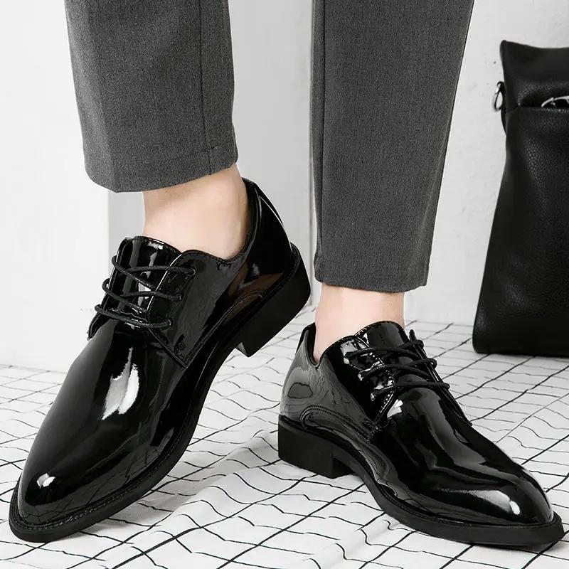 Autumn Winter Social Shoe for Men 2024 Trend New Dress Shoes Man Elegant and Classic Cheap Liquidation Luxury Designer Italian